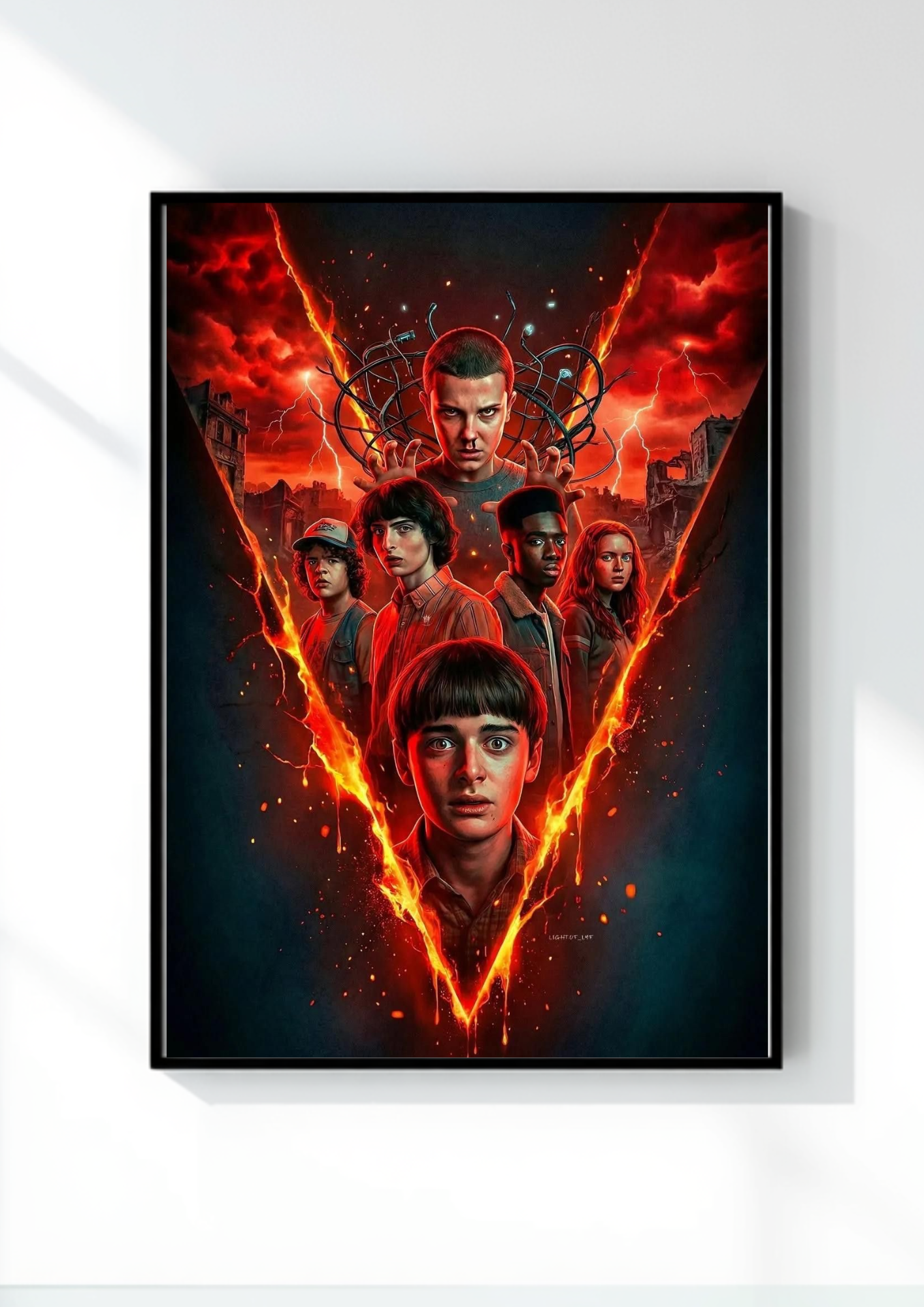 Stranger Things | Cuadro Decorativo Serie TV