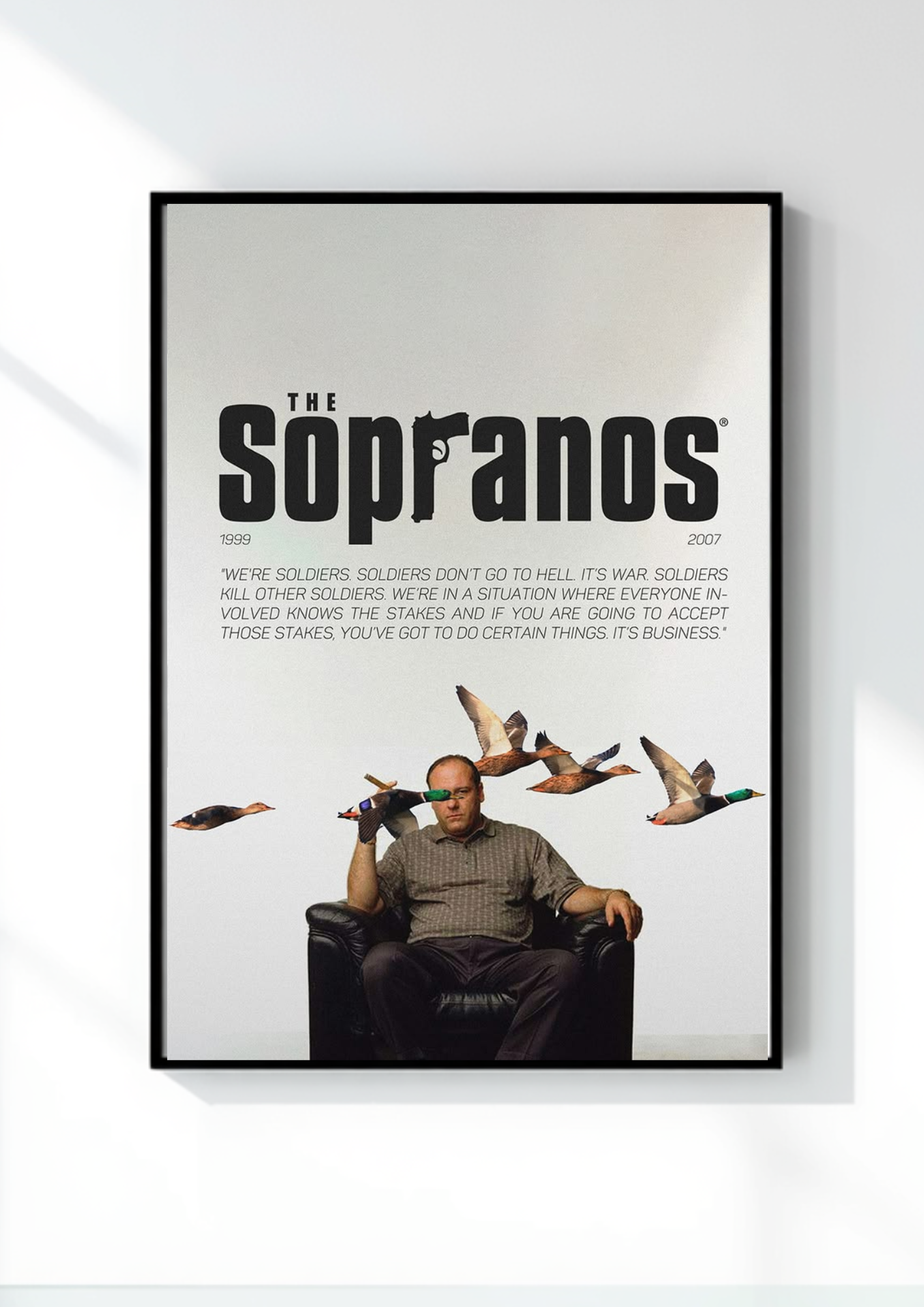 The Sopranos – Tony Soprano Premium Wall Art