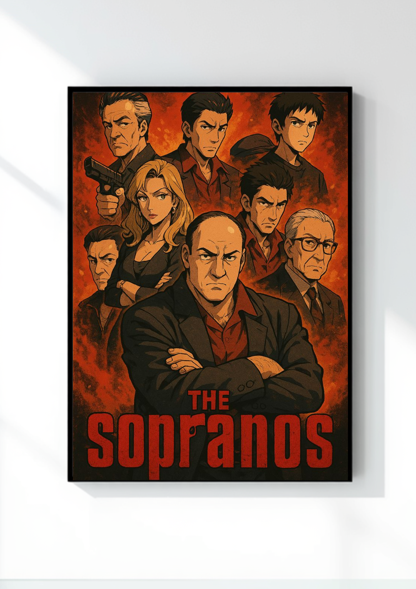 The Sopranos – Tony Soprano Premium Wall Art