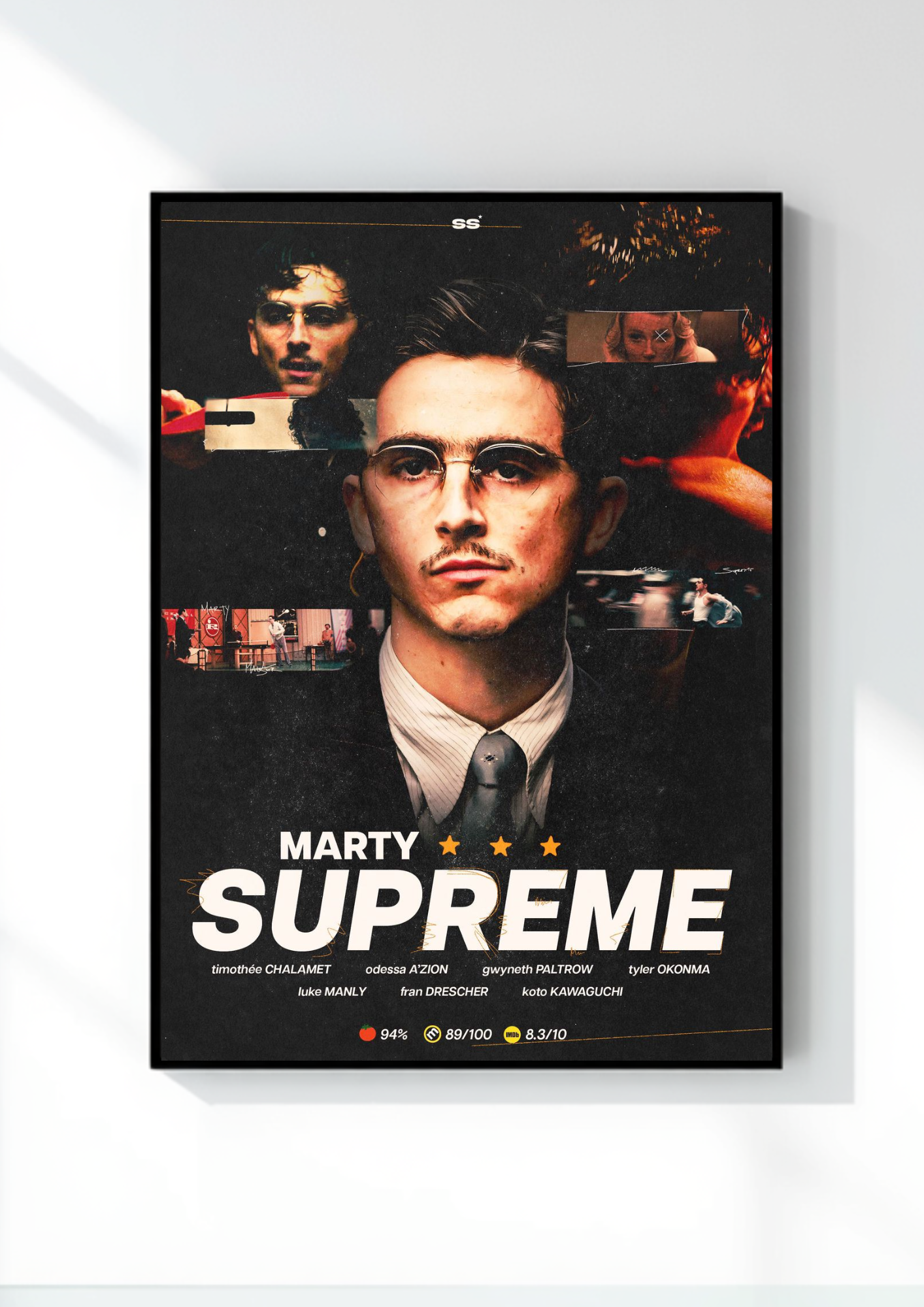 Marty Supreme | Cuadro Cinematográfico Premium